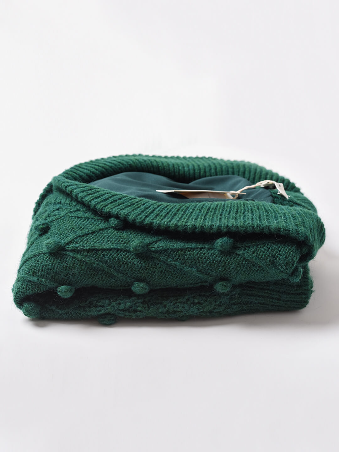 Green Knitted Cardigan