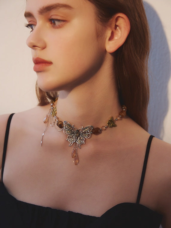 Enchanted Butterfly Garden Necklace