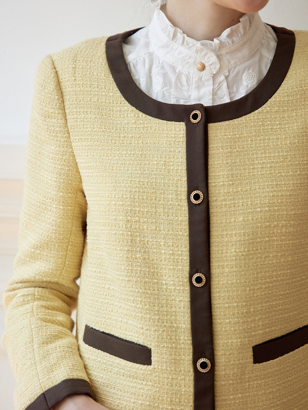 Yellow Tweed Jacket